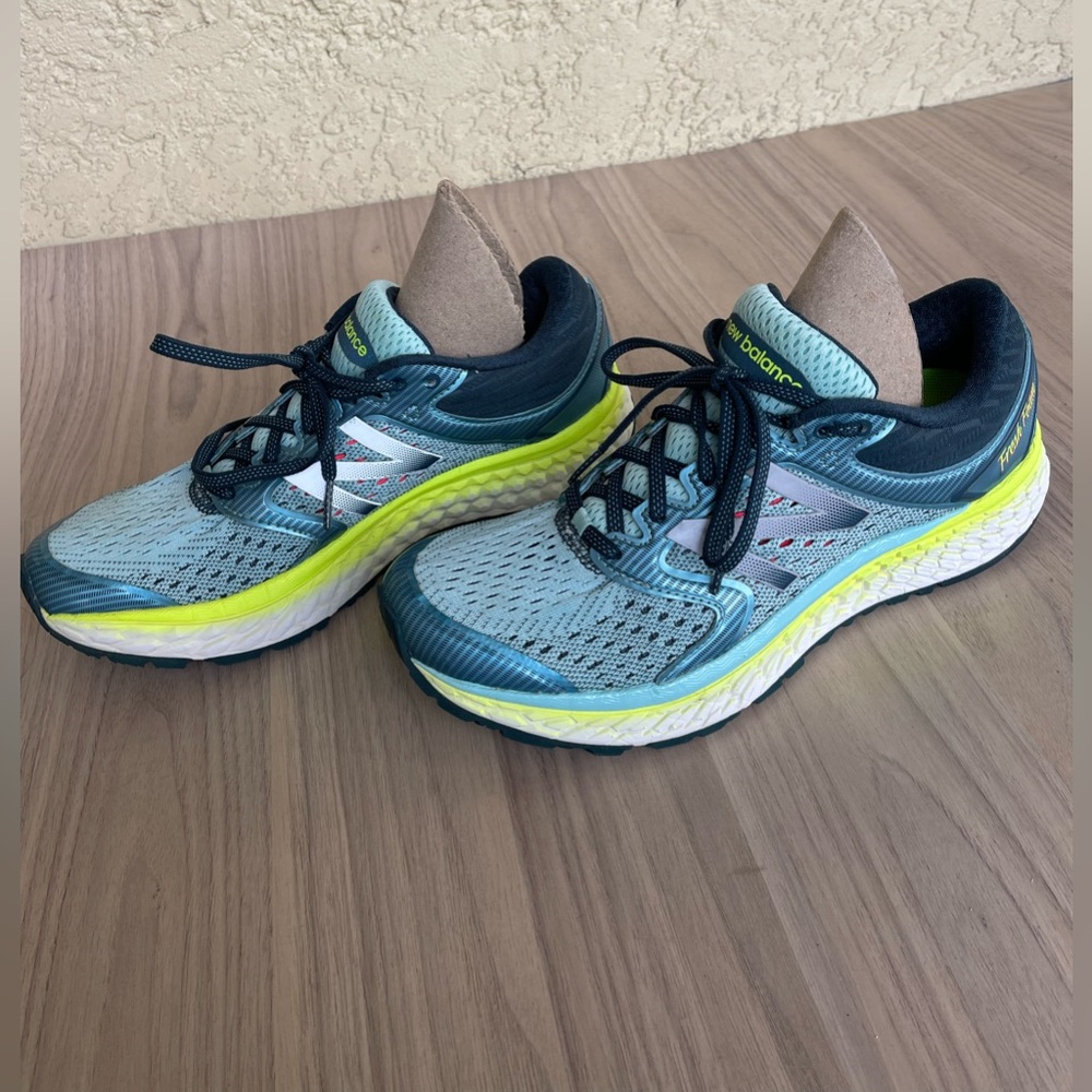 New Balance Women's Athletic Shoes - Blue and Yellow